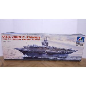 Italeri USS John C Stennis CVN 74 1/720 Nuclear Aircraft Carrier 524 Model Kit